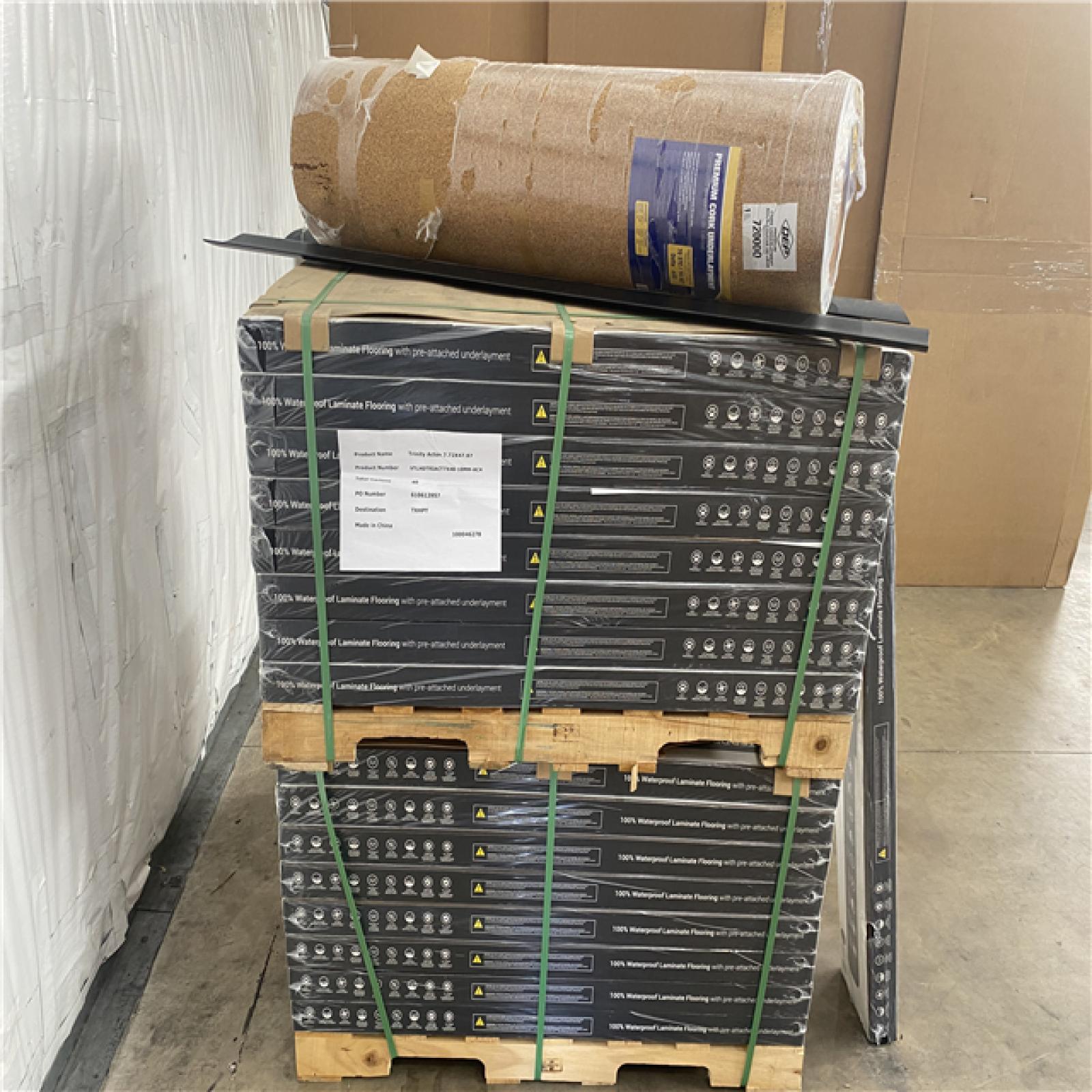 Houston Location AS IS - Home Improvement Flooring Pallet