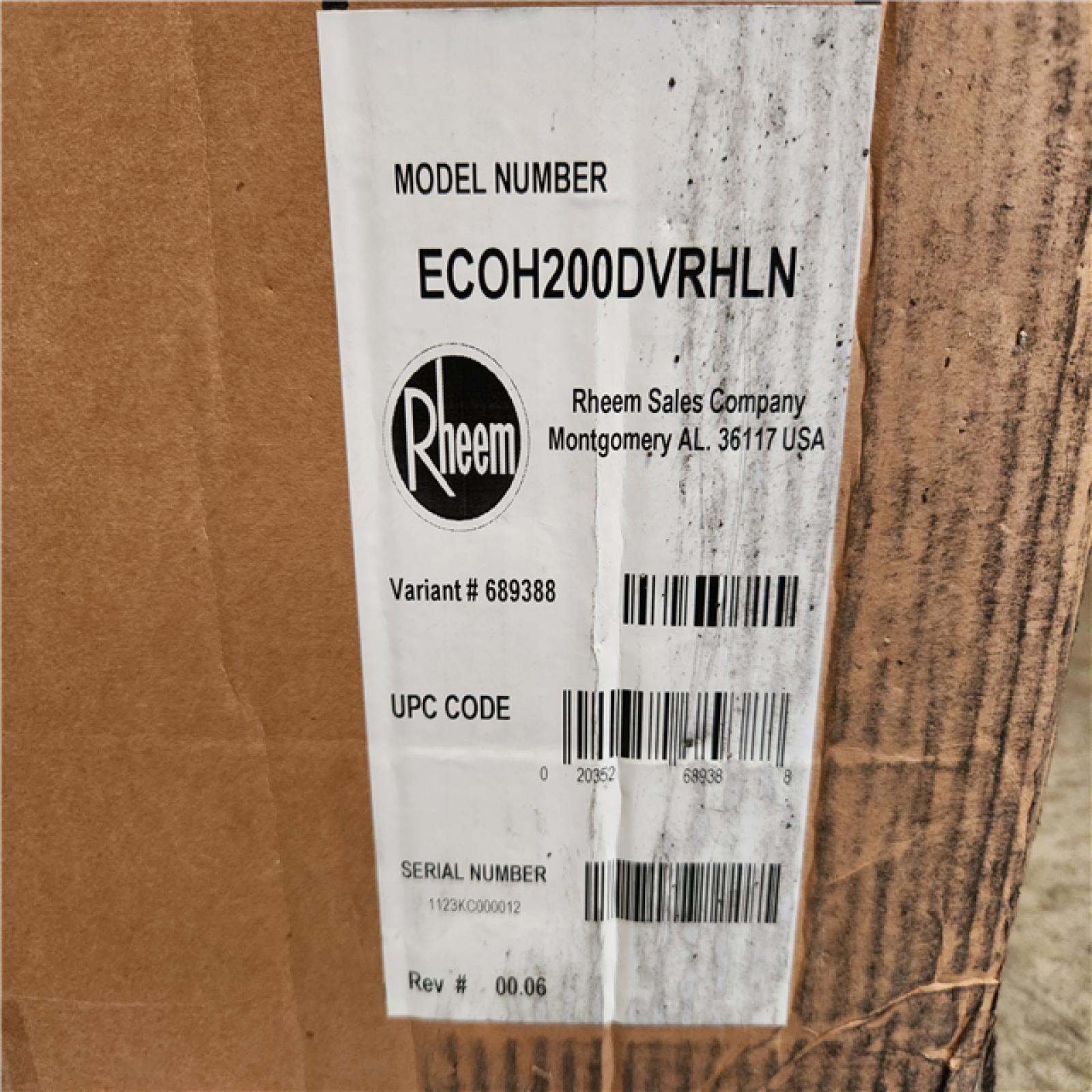 Phoenix Location NEW Rheem Performance Platinum 11 GPM High Efficiency Indoor Recirculating Natural Gas Tankless Water Heater (SEALED)