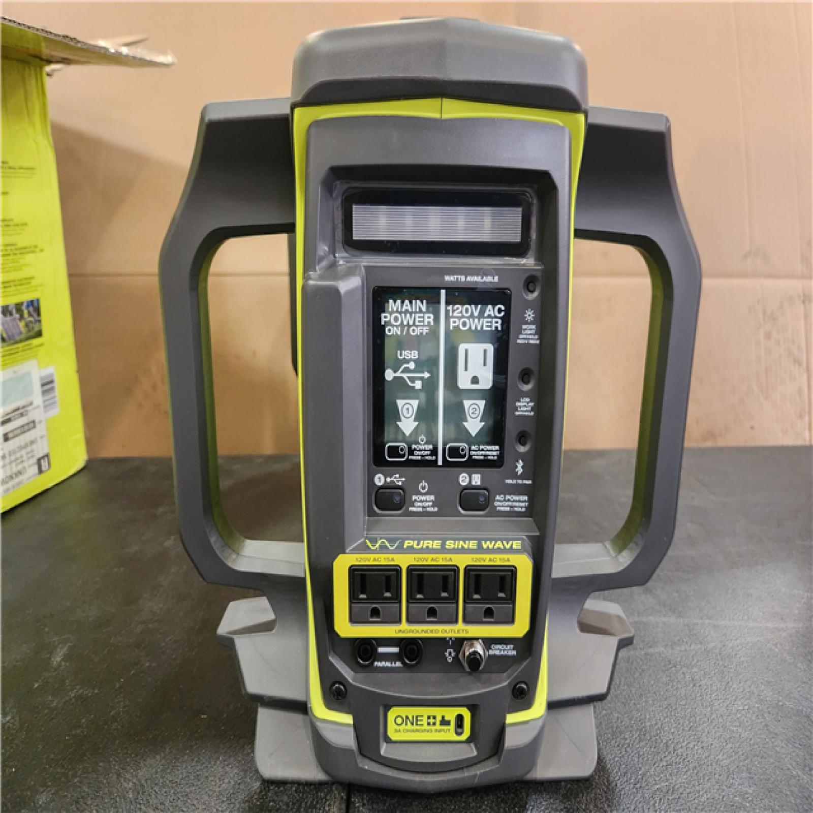 Phoenix NEW RYOBI 18V ONE+ 1800-Watt Portable Battery Inverter Power Station/8-Port Charger (Tool Only)