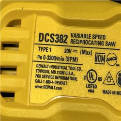 AS-IS DEWALT 20V MAX Cordless Brushless Reciprocating Saw (Tool Only)