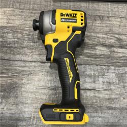 AS-IS DEWALT Atomic 20V Max Lithium-Ion Brushless Cordless Compact 1/4 in. Impact Driver Kit