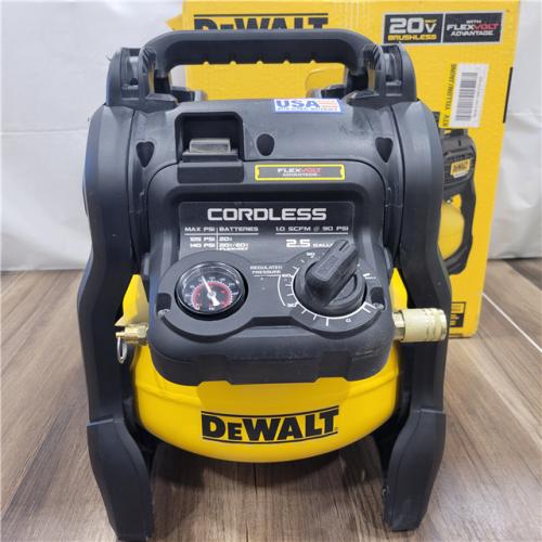 AS-IS DEWALT 20V MAX* 2-1/2 Gal. Brushless Cordless Air Compressor