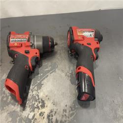 Milwaukee M12 FUEL Cordless 2-Tool Combo Kit: 1/2Hammer Drill  1/4Hex Impact Driver