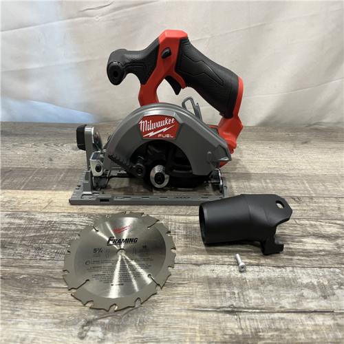 AS-IS Milwaukee FUEL 12V Lithium-Ion Brushless 5-3/8 in. Cordless Circular Saw (Tool-Only)