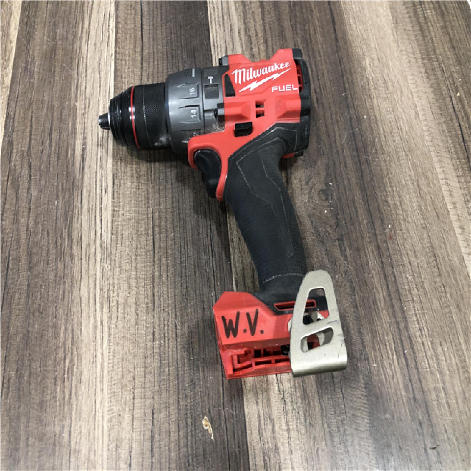 AS-IS Milwaukee FUEL 18V Lithium-Ion Brushless Cordless 1/2 in. Hammer Drill/Driver (Tool-Only)