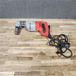 HOUSTON LOCATION - AS - IS Milwaukee  7 Amp Corded 1/2 in. Corded Right-Angle Drill Kit with Hard Case