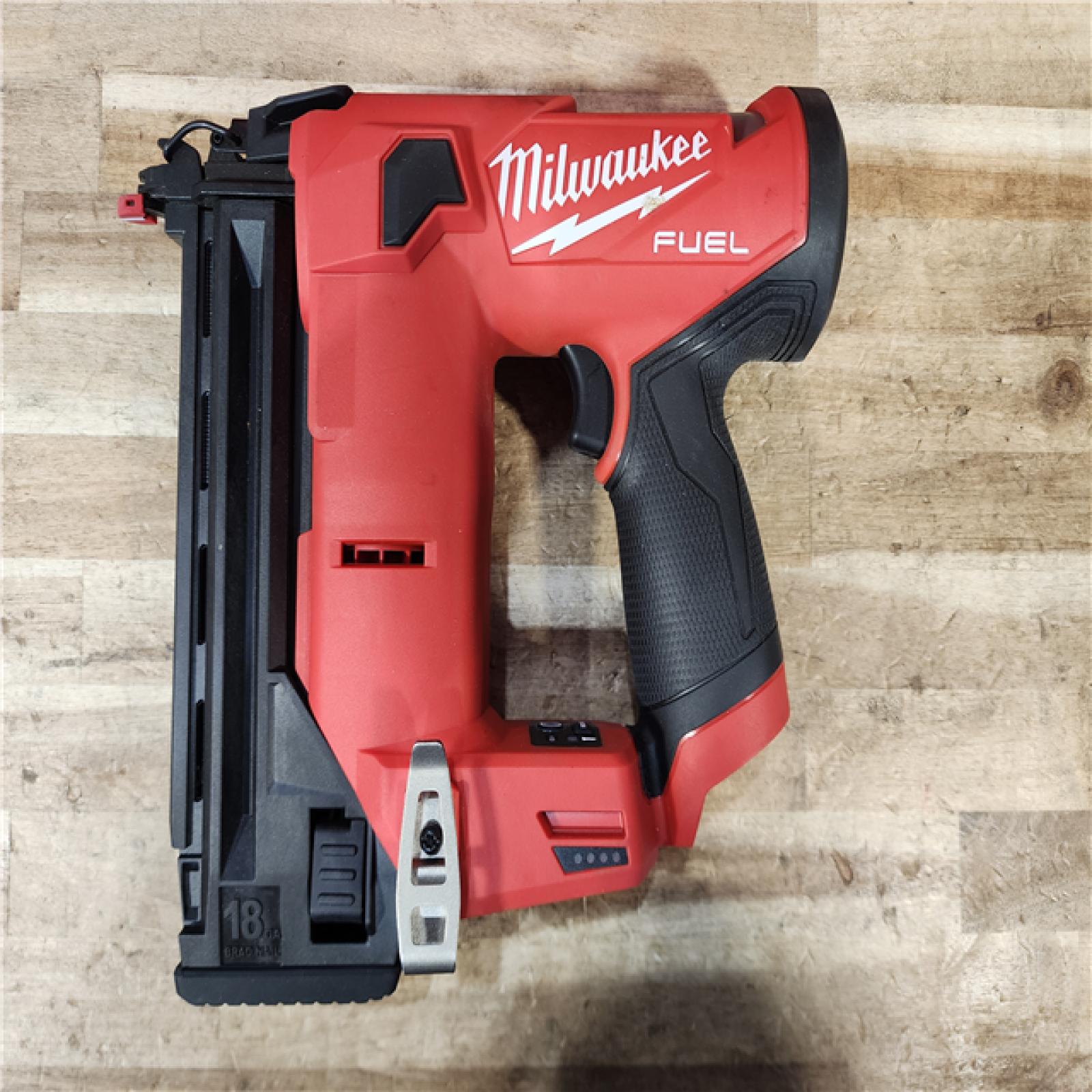 HOUSTON LOCATION - AS-IS Milwaukee FUEL 12-Volt Lithium-Ion Brushless Cordless 18-Gauge 1-1/2 in. Compact Brad Nailer (Tool Only)