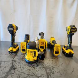 AS-IS- Dewalt 20-Volt MAX ToughSystem Lithium-Ion 6-Tool Cordless Combo Kit