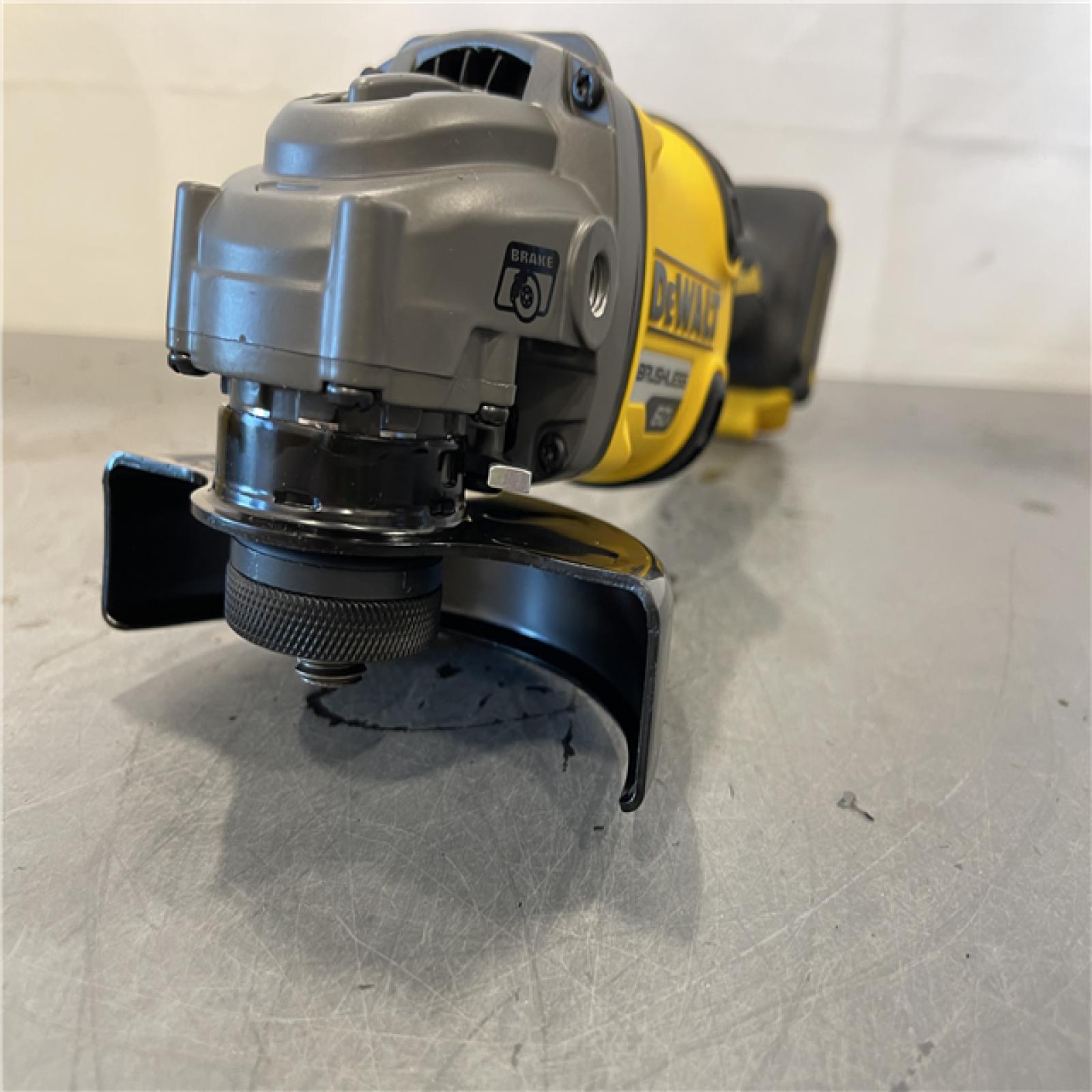 AS-IS - DEWALT FLEXVOLT 60V MAX Cordless Brushless 4.5 in. to 6 in. Small Angle Grinder with Kickback Brake