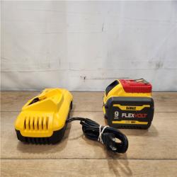 AS-IS- DEWALT 20V/60V MAX FLEXVOLT Lithium-Ion 9.0Ah Battery and Charger Starter Kit