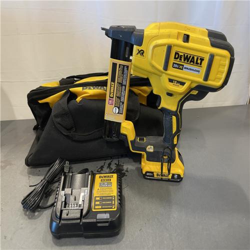 AS-IS - DeWALT 20V MAX XR Lithium-Ion Cordless 18-Gauge Narrow Crown Stapler Kit