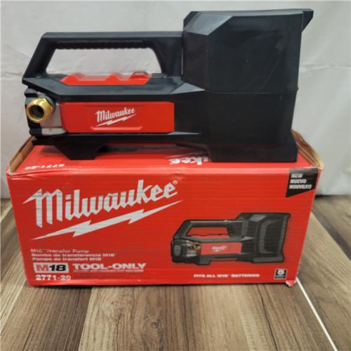 AS-IS Milwaukee M18 18-Volt 1/4 HP Lithium-Ion Cordless Transfer Pump (Tool Only)