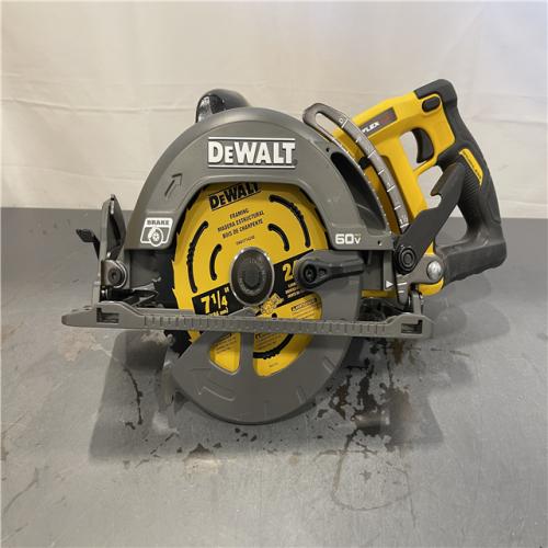 AS-IS - DEWALT FLEXVOLT 60V MAX Cordless Brushless 7-1/4 in. Wormdrive Style Circular Saw