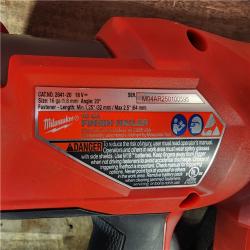 HOUSTON LOCATION - AS-IS (APPEARS LIKE NEW) Milwaukee 2841-20 18V Cordless Gen II 16 Gauge Angled Finish Nailer (Tool Only)