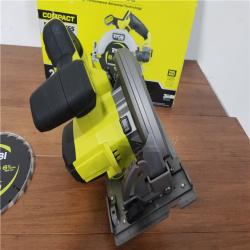 CALIFORNIA AS-IS RYOBI ONE+HP 18V COMPACT BRUSHLESS 6-1/2CIRCULAR SAW (TOOL ONLY)