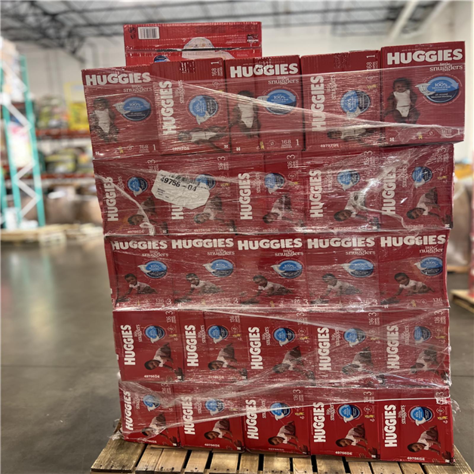 DALLAS LOCATION - MIXED HUGGIES PALLET -(50 UNITS)