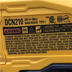 AS-IS DEWALT 20V MAX XR 18 Gauge Cordless Brad Nailer (Tool Only)