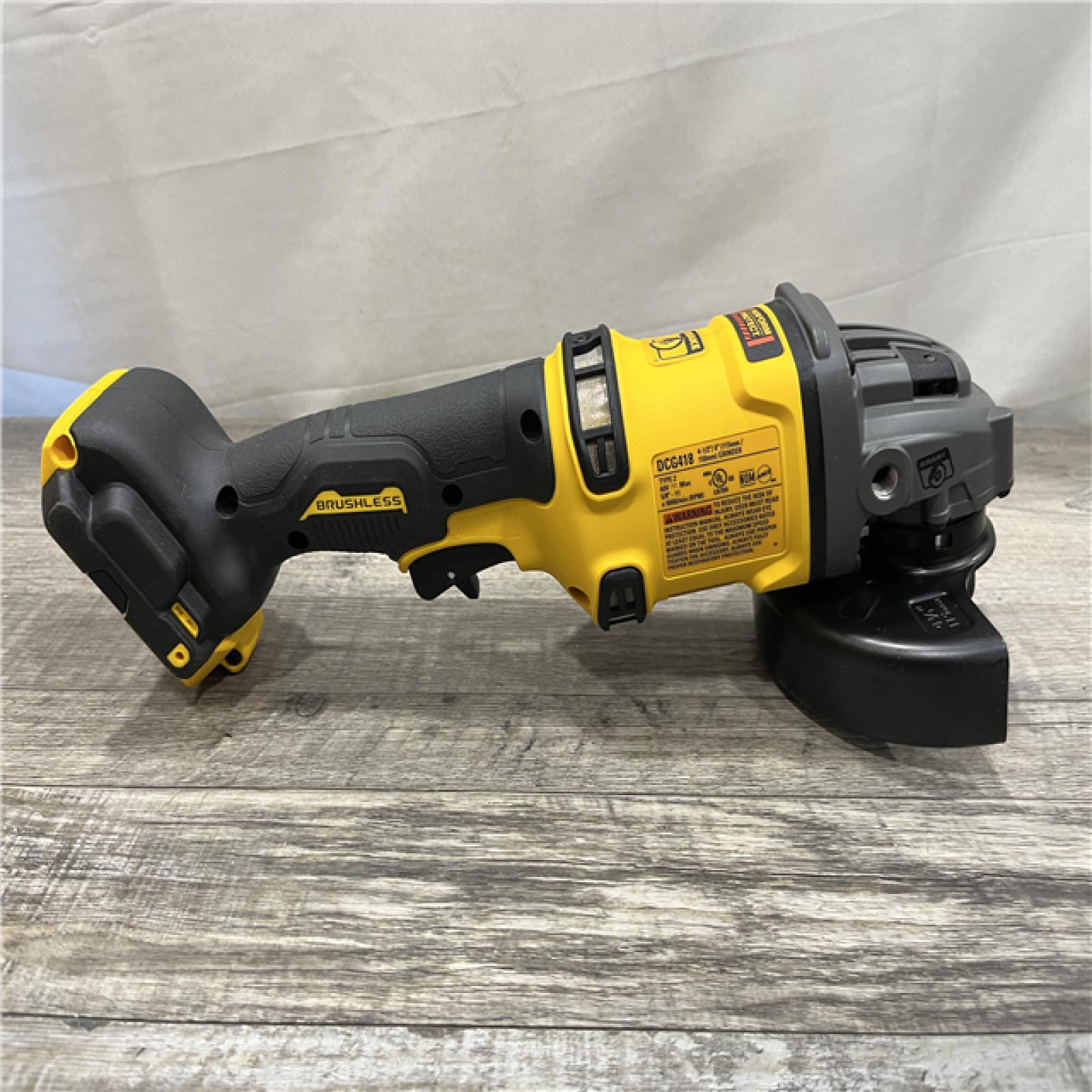 AS-IS DEWALT FLEXVOLT 60V MAX Cordless Brushless 4.5 in. to 6 in. Small Angle Grinder with Kickback Brake (Tool Only)