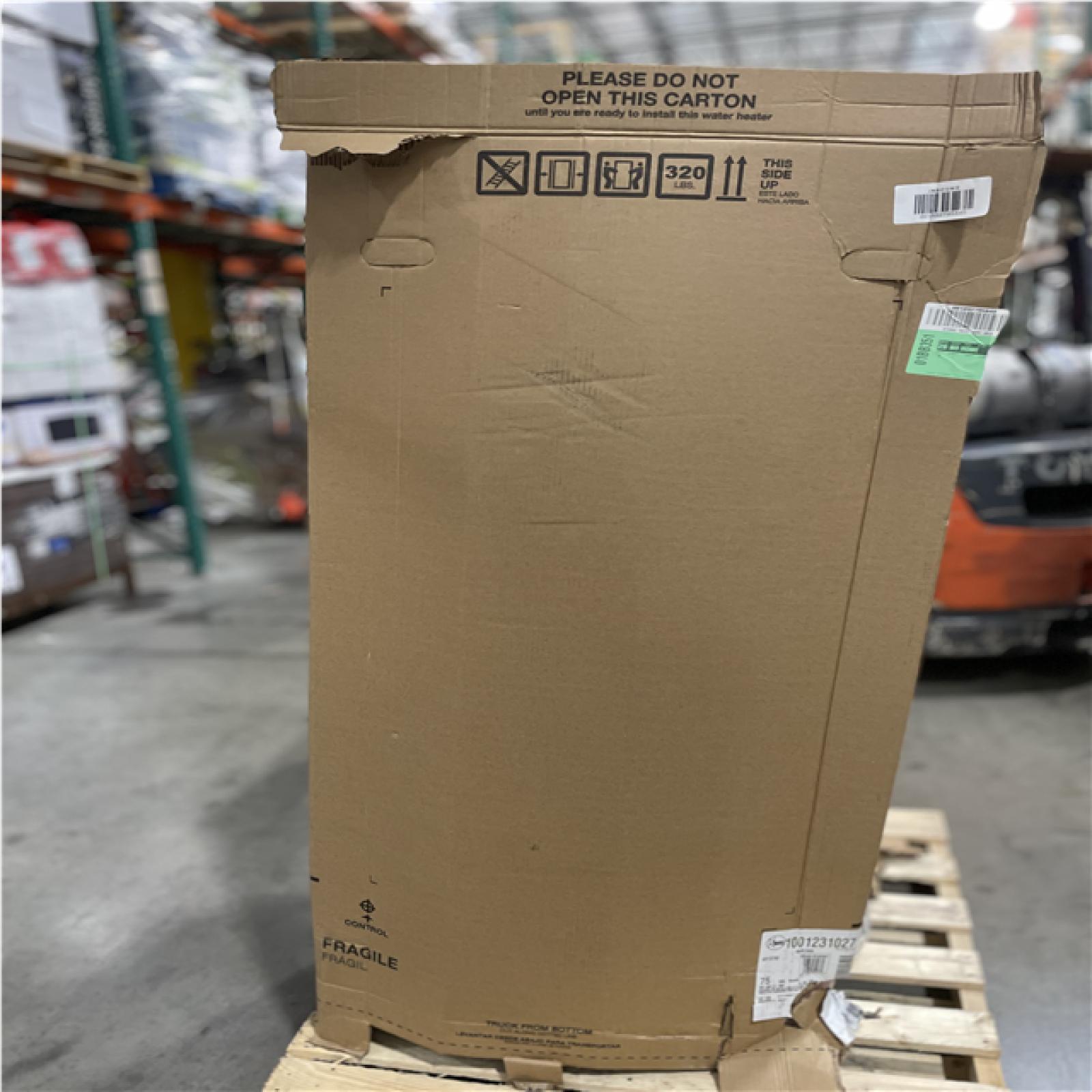DALLAS LOCATION- AS-IS RHEEM 75 Gal. Tall 76 000 BTU Natural Gas Water Heater