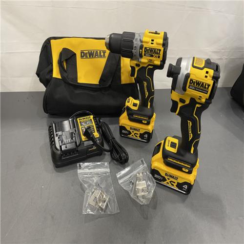 AS-IS - DEWALT 20V MAX XR Hammer Drill and ATOMIC Impact Driver 2 Tool Cordless Combo Kit