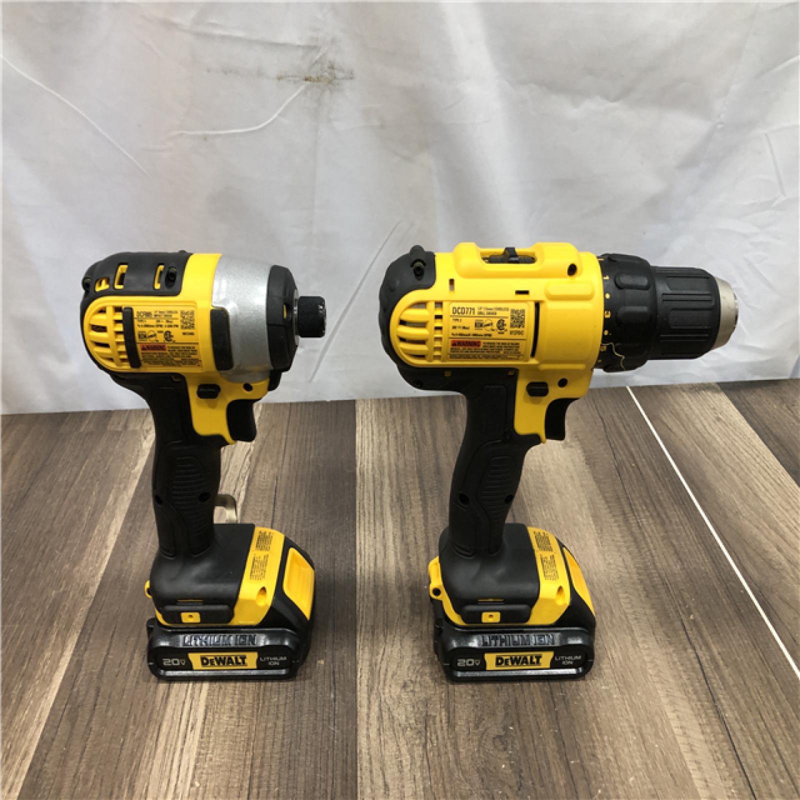 AS-IS DEWALT 20V MAX Cordless Drill/Impact 2 Tool Combo Kit