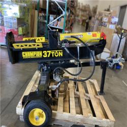 DALLAS LOCATION - Champion Power Equipment 37 Ton 338 cc Gas Powered Full Beam Log Splitter w/ Vertical/Horizontal Operation