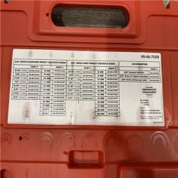 AS-IS Milwaukee SHOCKWAVE 3/8 in. Drive SAE and Metric 6 Point Impact Socket Set (43-Piece)