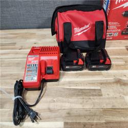 HOUSTON LOCATION - AS-IS Milwaukee 18V Lithium-Ion Cordless Drill Driver/Impact Driver Combo Kit