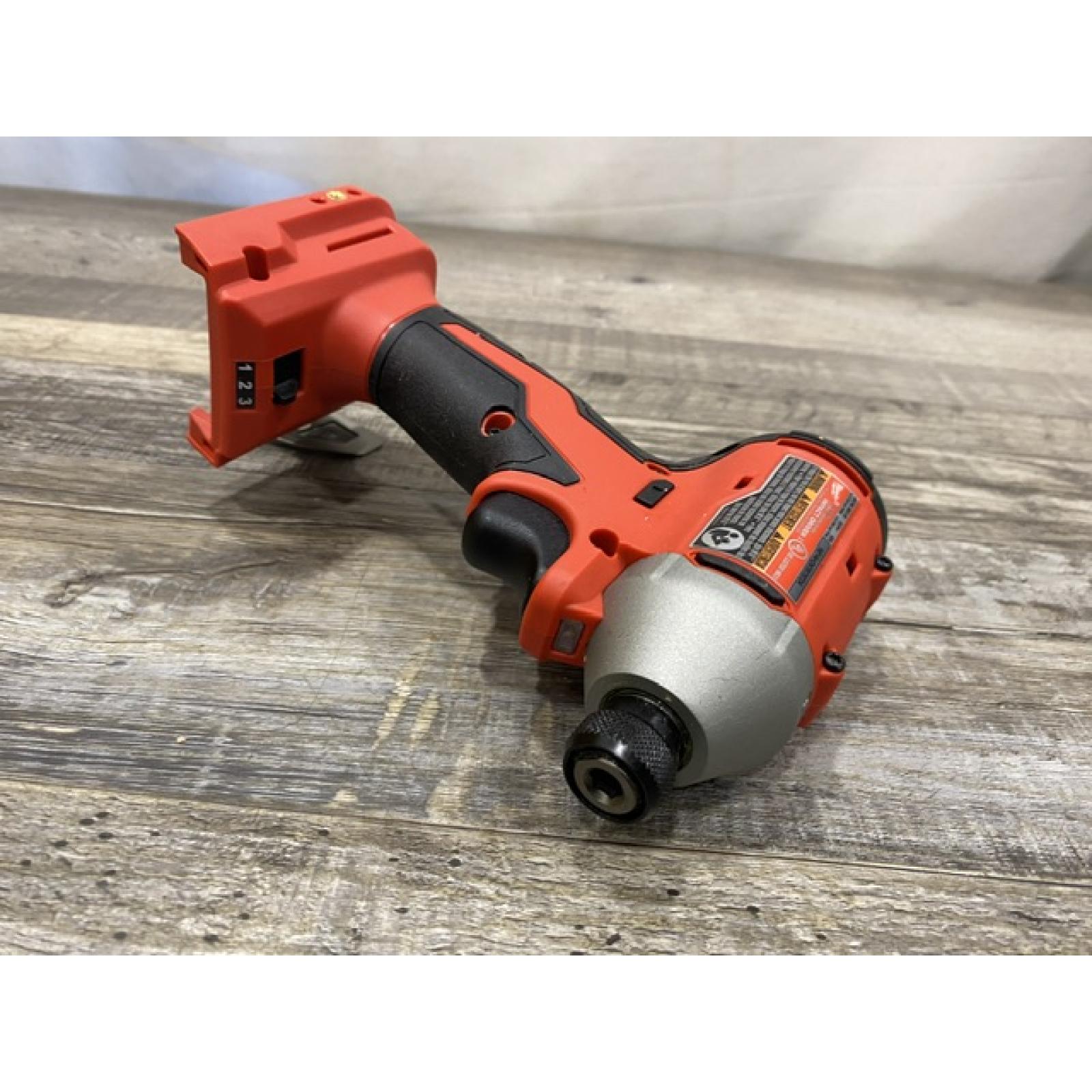 AS-IS Milwaukee 18V Lithium-Ion Compact Brushless Cordless 1/4 in. Impact Driver (Tool-Only)