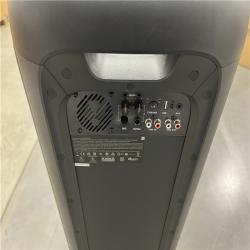 AS-IS JBL JBLPARTYBOX1000AM-CR PartyBox 1000 DJ Bluetooth Portable Speaker LED Lighting  Black  1 Speaker  1