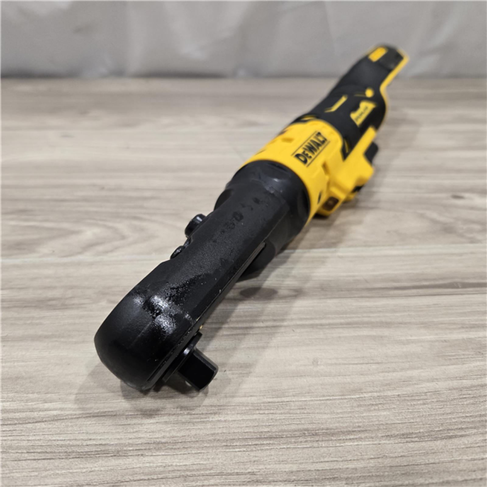 AS-IS DeWalt 20-Volt Cordless 3/8 in. to 1/2 in. Ratchet (Tool-Only)