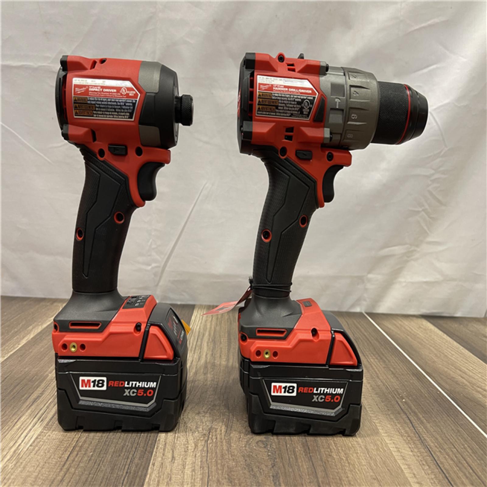 AS-IS- Milwaukee FUEL 18V Lithium-Ion Brushless Cordless Hammer Drill Kit