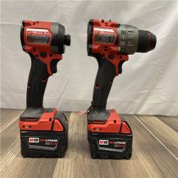 AS-IS- Milwaukee FUEL 18V Lithium-Ion Brushless Cordless Hammer Drill Kit