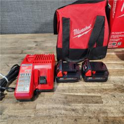 HOUSTON LOCATION - AS-IS Milwaukee M18 18V Lithium-Ion Brushless Cordless Compact Drill/Impact Combo Kit (2-Tool) W/(2) 2.0 Ah Batteries  Charger & Bag