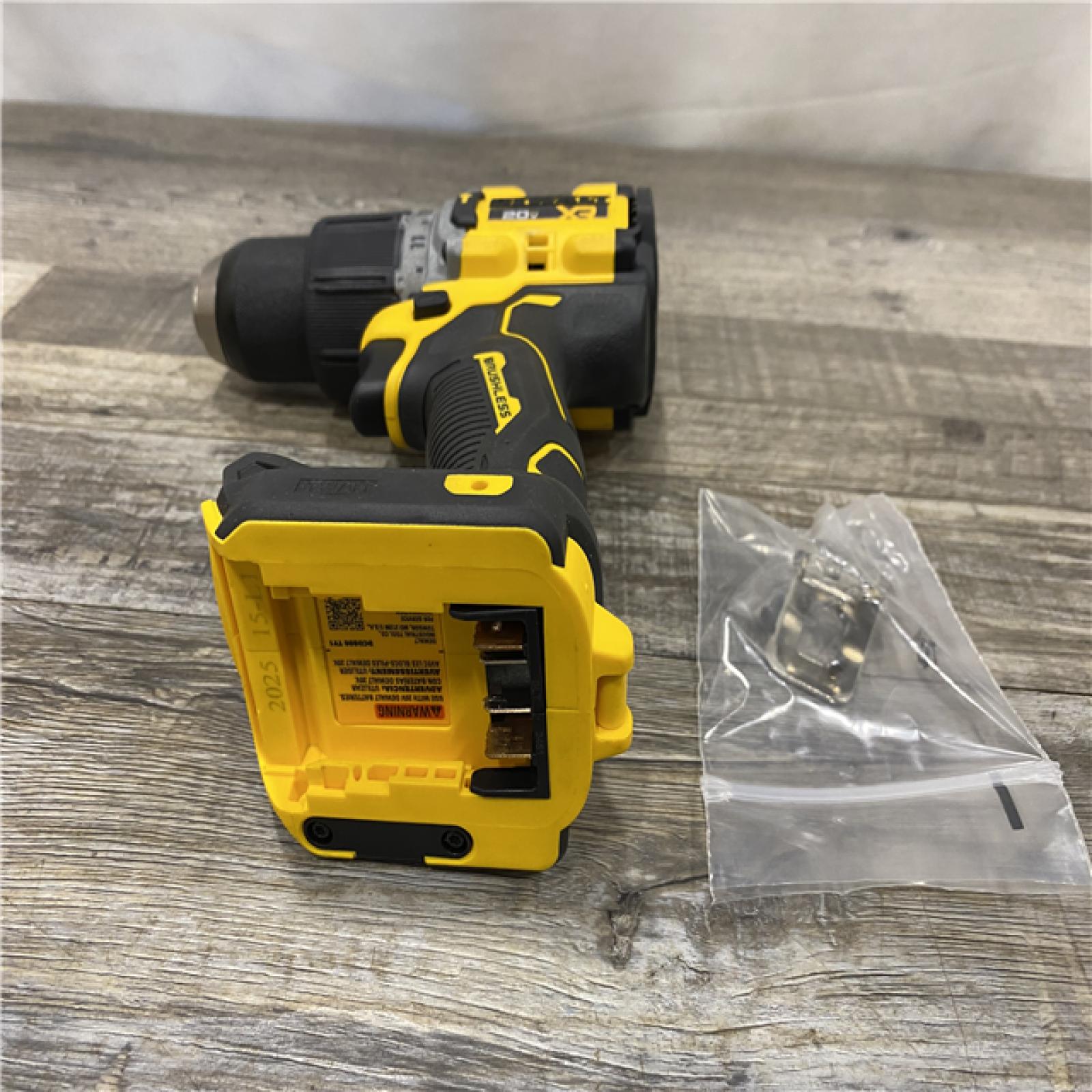 AS-IS DEWALT 20V XR Brushless Cordless 1/2 in. Hammer Drill (Tool-Only)