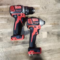 HOUSTON LOCATION - AS-IS Milwaukee M18 Brushed Cordless (2-Tool) Drill/Driver and Impact Driver Kit