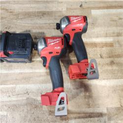 HOUSTON LOCATION - AS - IS Milwaukee 2 Tool Combo Kit W/ (2) Battery & Charger