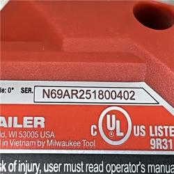AS-IS Milwaukee FUEL 18-Volt Lithium-Ion Brushless Cordless Gen ll 16-Gauge Straight Finish Nailer (Tool Only)