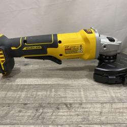 AS-IS DEWALT 20V MAX Cordless Brushless 4-1/2 in. Angle Grinder with Paddle Switch (Tool Only)