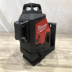 AS-IS Milwaukee 12-Volt Lithium-Ion Cordless Green 250 ft. 3-Plane Laser Level Kit