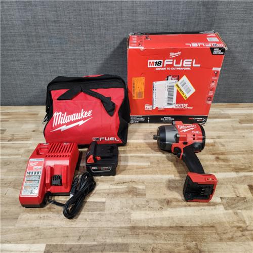 HOUSTON LOCATION - AS-IS Milwaukee FUEL 18V Lithium-Ion Brushless Cordless 1/2 in. Impact Wrench w/Friction Ring Kit