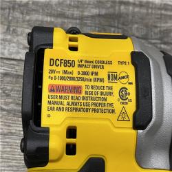 AS-IS DEWALT ATOMIC 20V MAX Lithium-Ion Cordless 1/4 in. Brushless Impact Driver Kit
