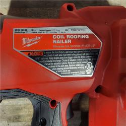 HOUSTON LOCATION - AS-IS Milwaukee M18 FUEL Coil Roofing Nailer (TOOL ONLY)