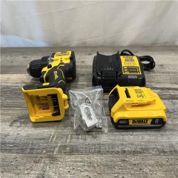 AS-IS DEWALT Atomic 20V Lithium-Ion Cordless Compact 1/2 in. Drill/Driver Kit