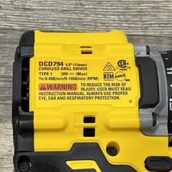 AS-IS DEWALT ATOMIC 20-Volt MAX Lithium-Ion Cordless Combo Kit