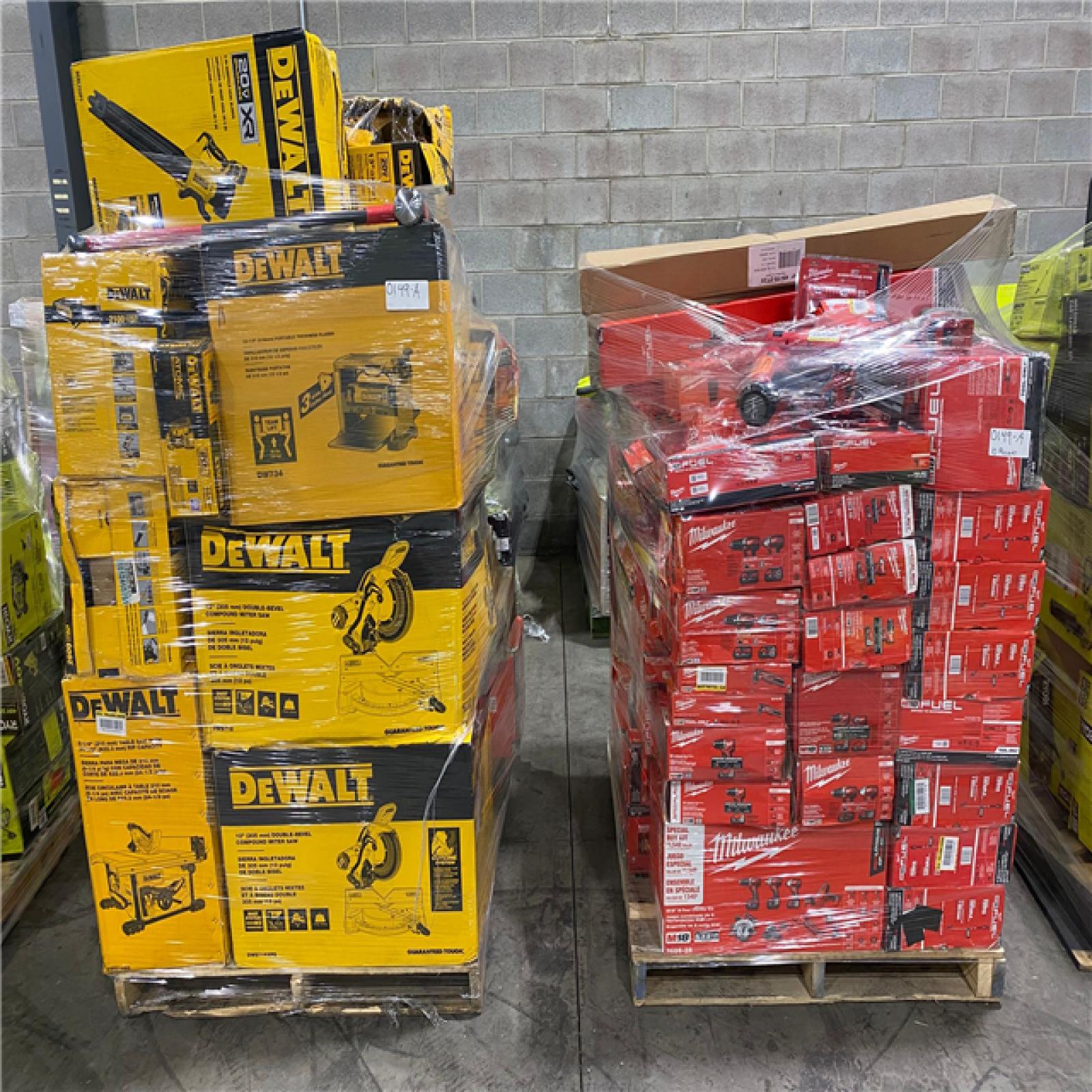 Pittston Location As-Is Power Tools Partial Truckload (10 pallets) 0149-A