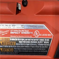 AS-IS Milwaukee FUEL Gen-2 18V Lithium-Ion Brushless Cordless Mid Torque 1/2 in. Impact Wrench w/Friction Ring (Tool-Only)