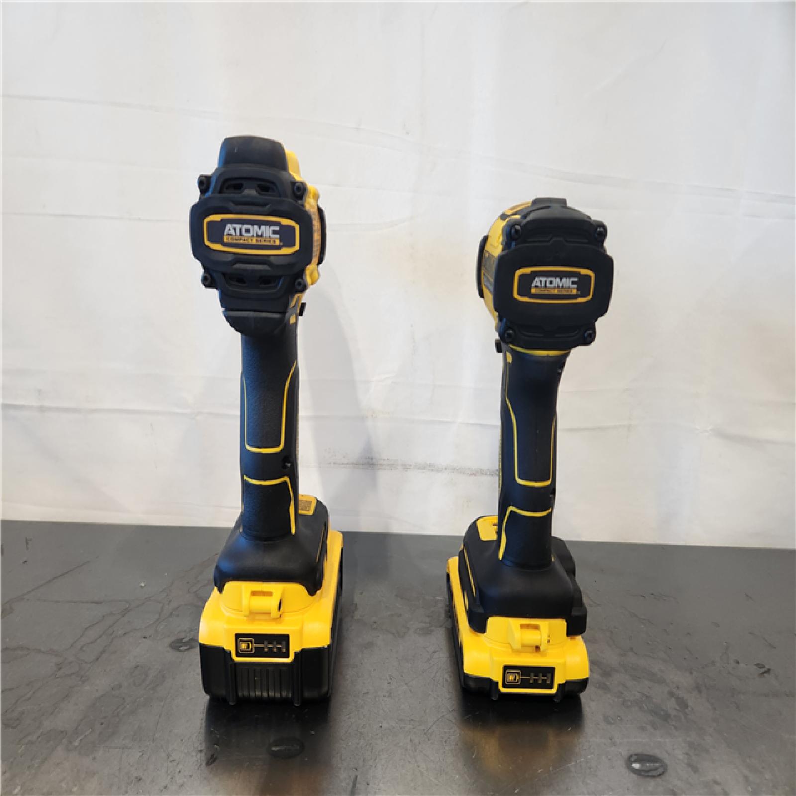 AS-IS- DeWalt 2-Tool Combo Kit W/ (2) BATTERY & CHARGER