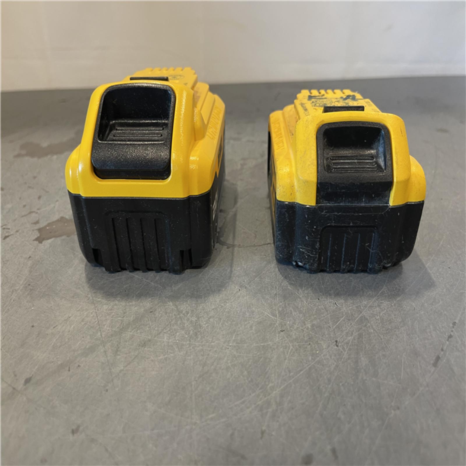 AS-IS - DEWALT 20V MAX Lithium-Ion 6.0Ah and 4.0Ah Battery and Charger Starter Kit
