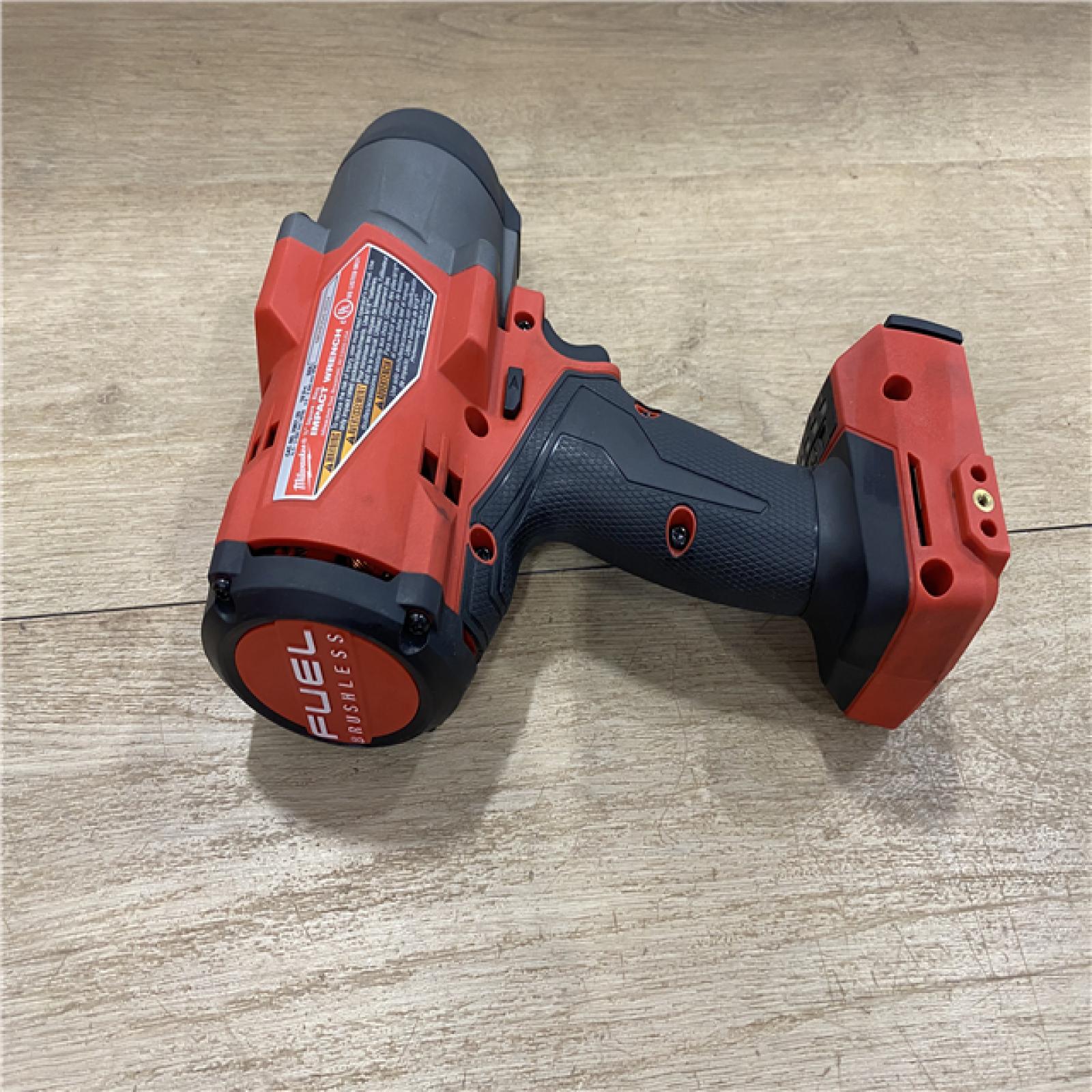 AS-IS Milwaukee FUEL 18V Lithium-Ion Brushless Cordless 1/2 in. Impact Wrench with Friction Ring (Tool-Only)